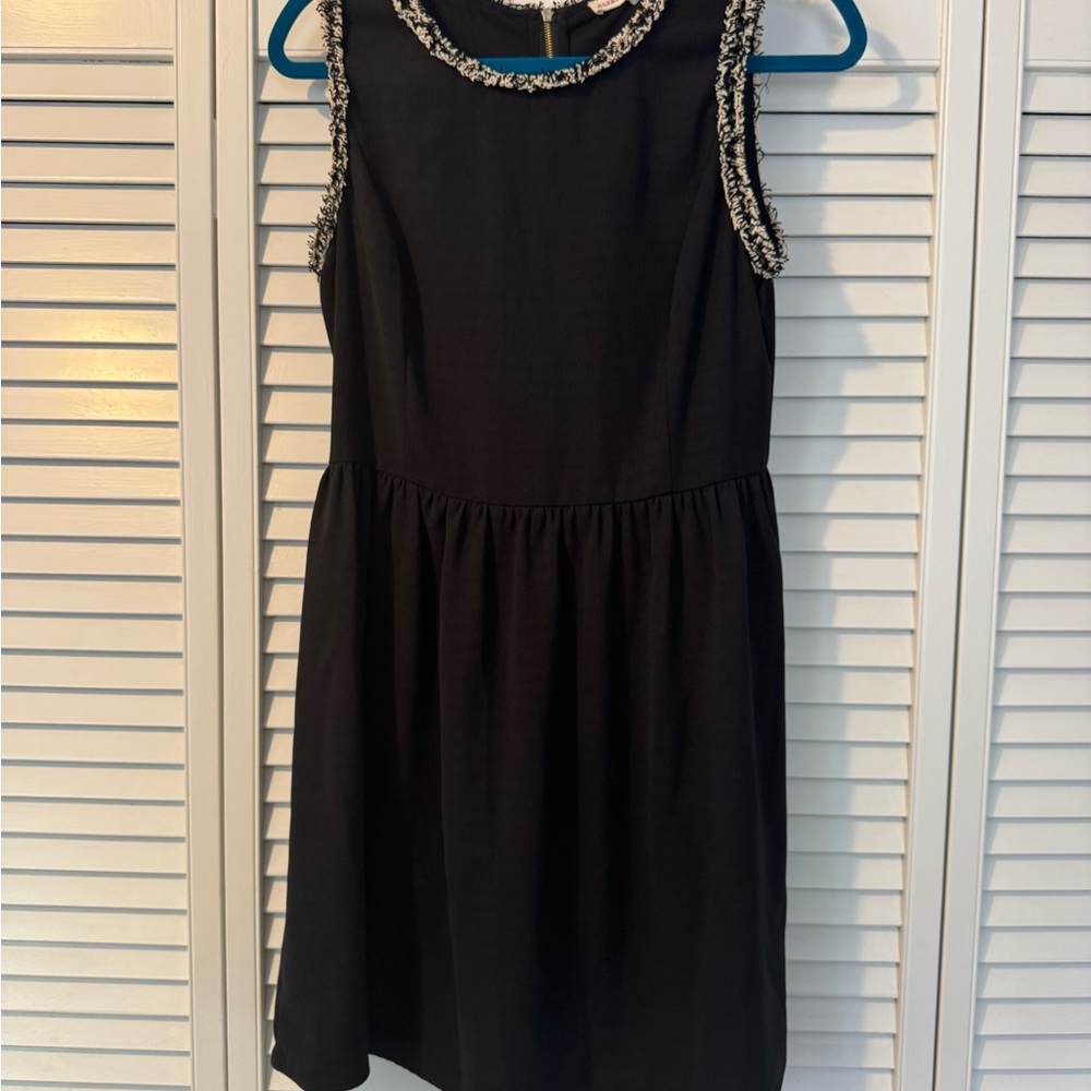 Altar'd State Black Dress with Silver Accents